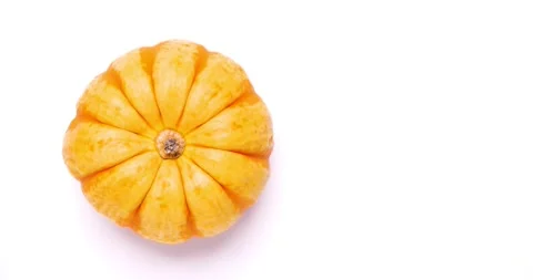 Yellow puccini pumpkin Vídeo Stock 221979003