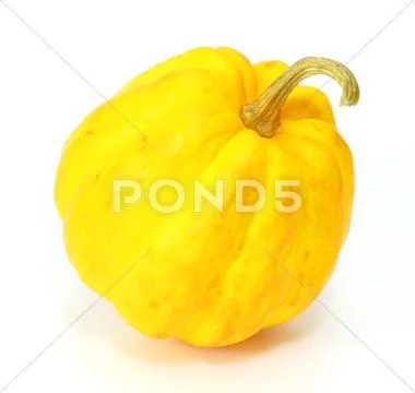 Yellow pumpkin Stock Photos
