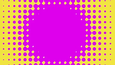 Yellow purple bubble gum equalizer VJ loo background animation0001-0240 動画素材 325964882