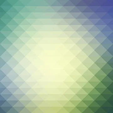 Yellow purple grey rows of triangles background, square Stock Illustration