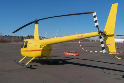 Yellow R44 Stock Photos