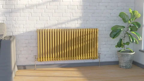 Yellow radiator Stock Footage 260327427