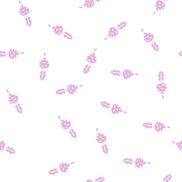 Yellow radish glyph vector seamless pattern 스톡 일러스트