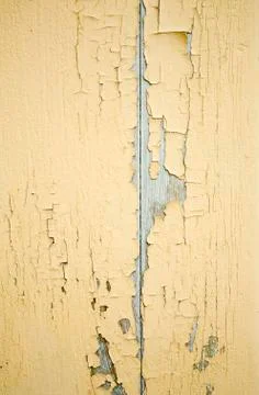 Yellow ragged wall Stock Photos