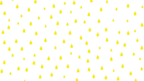Yellow rain white Stock Footage 252370209