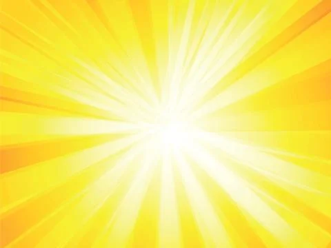 Yellow rays background Illustrazione stock