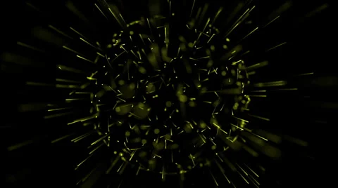 Yellow Rays Planet Stock-Footage 34518875