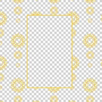 Yellow rectangle shape and designs Stock Illustration