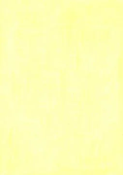Yellow rectangle sheet of paper colored with pencil. Foto stock