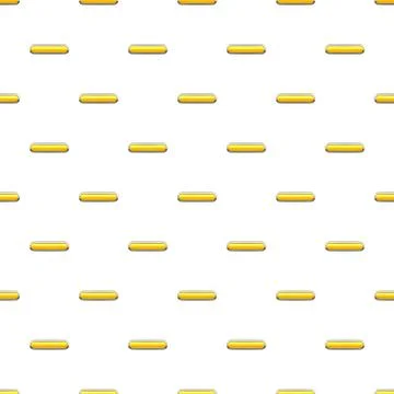 Yellow rectangular button pattern Illustrazione stock