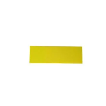 Yellow rectangular shape on black background isolated silhouette イラスト素材