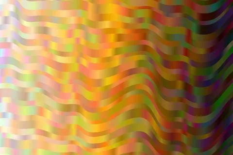 Yellow, red and dark waves abstract vector background. Simple pattern. イラスト素材