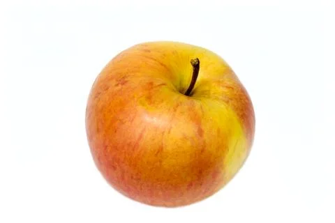 Yellow red apple Stock Photos