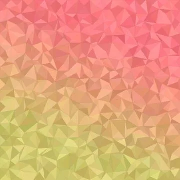 Yellow red irregular triangle mosaic background Иллюстрация