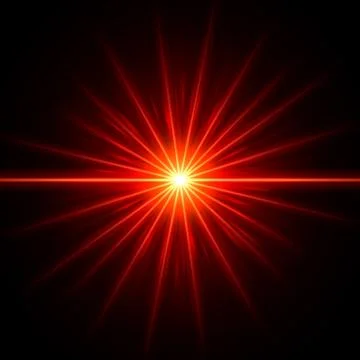 Yellow red light Stock Illustration