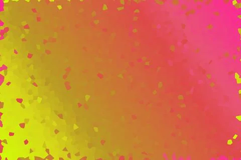 Yellow red low poly crystal background. Polygon design pattern. illustration, Stock Illustration
