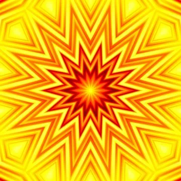 Yellow-red star background Illustrazione stock