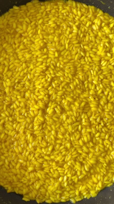 Yellow rice Stock Footage 338074065