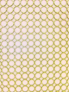 Yellow ring pattern background. Stock Photos