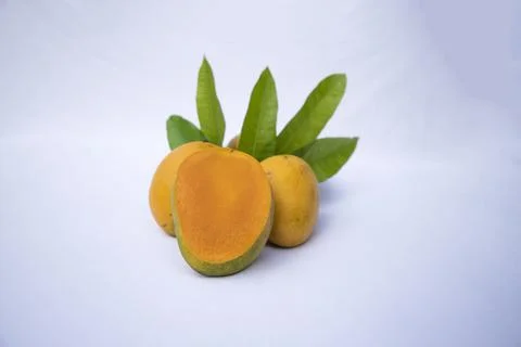 Yellow ripe mango Foto stock