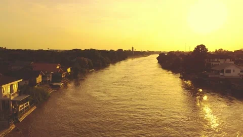 Yellow Rive Stock Footage 205781621