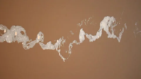 Yellow river flowing Stock Footage 36725424