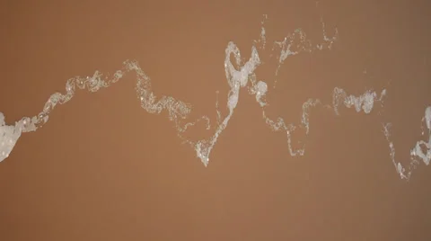 Yellow river flowing Stock Footage 36725655