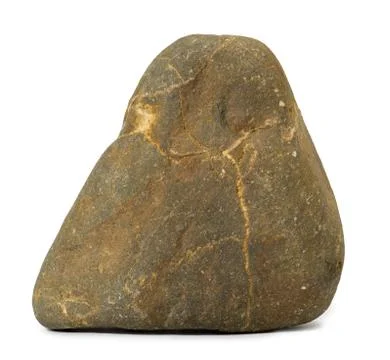Yellow river stone Stock Photos