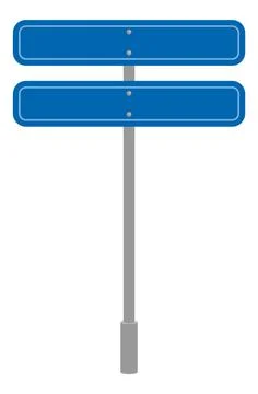 Yellow road sign, triangular traffic symbol Stock Illustration