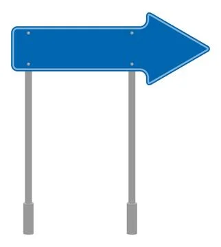 Yellow road sign, triangular traffic symbol Stock Illustration