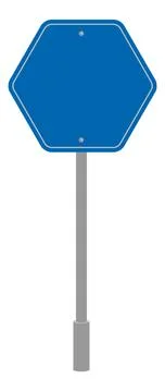 Yellow road sign, triangular traffic symbol Stock Illustration