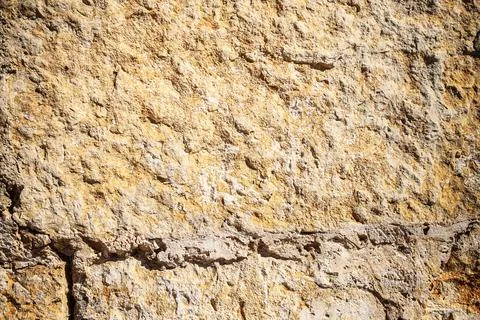 Yellow rock texture backdrop background copy space summer vibe Stock Photos