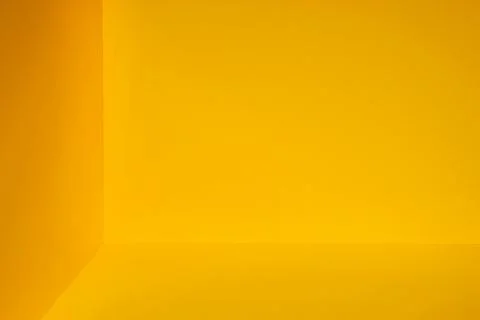 Yellow room corner Foto stock
