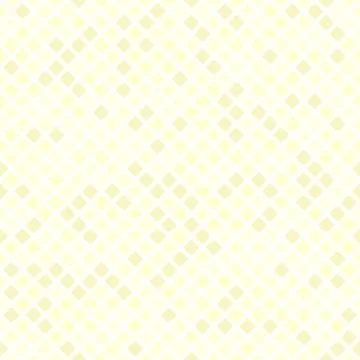 Yellow rounded diamond pattern. Seamless vector background Illustrazione stock