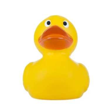 Yellow rubber duck Stock Photos