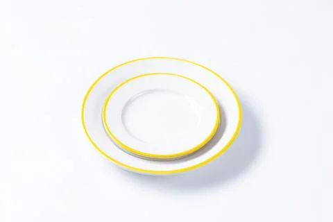 Yellow rubber ring on flat surface Stock Photos