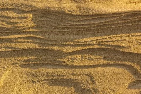 Yellow sand texture. Stock Photos