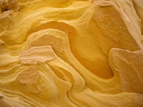 Yellow sandstone Foto stock