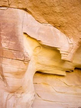 Yellow sandstone Stock Photos