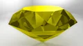 Yellow sapphire gemstone gem stone spinning wedding background loop HD Footage