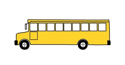 Yellow School Bus Stock Illustration