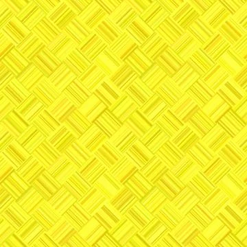 Yellow seamless abstract diagonal striped square mosaic pattern background Stock Illustration