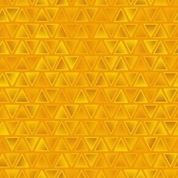 Yellow seamless abstract triangles background イラスト素材
