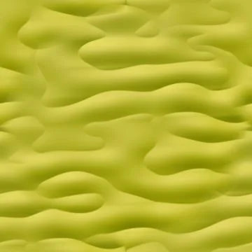 Yellow seamless abstraction with smooth, convex, horizontal shapes.  Stock Illustration