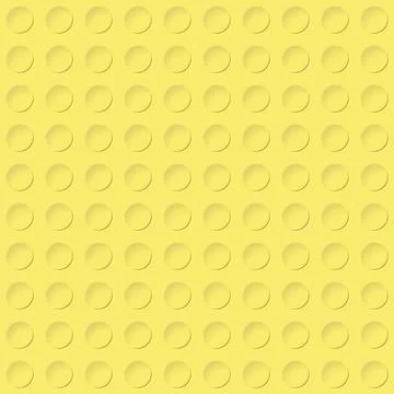 Yellow seamless background with circles. Simple flat design for website desig Stock Illustration