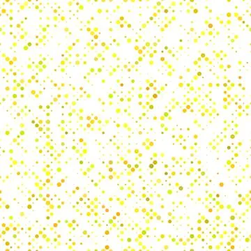 Yellow seamless dot pattern background - vector design Stock Illustration