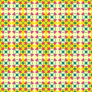Yellow seamless pattern with plant abstract scratches Stock Illustration