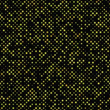 Yellow seamless pentagram star pattern background Stock Illustration