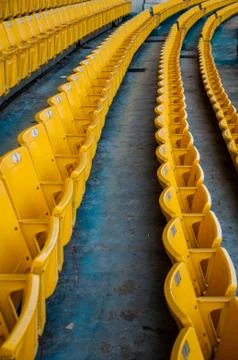 Yellow seat Stock Photos