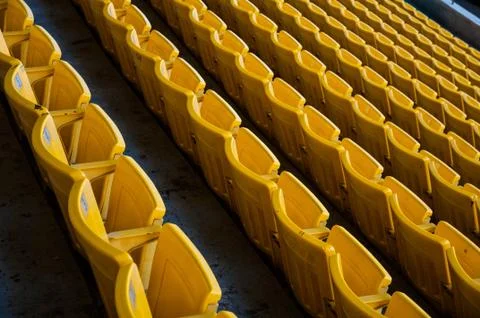 Yellow seat Stock Photos
